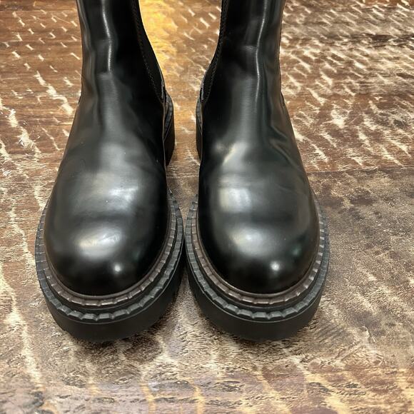 Prada Black Designer Chelsea Boots Nero Black Womens US size 9 PRADA 8 $1490 - Picture 4 of 16